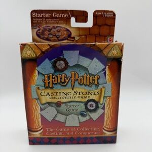 Harry Potter Casting Stones Starter Game by Mattel COMPLETE Warner Brothers 2001